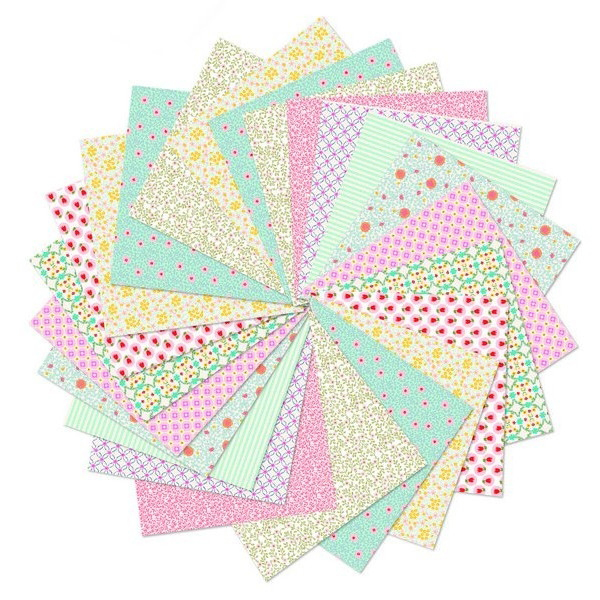Набор бумаги для Оригами, 100 листов с примерами  